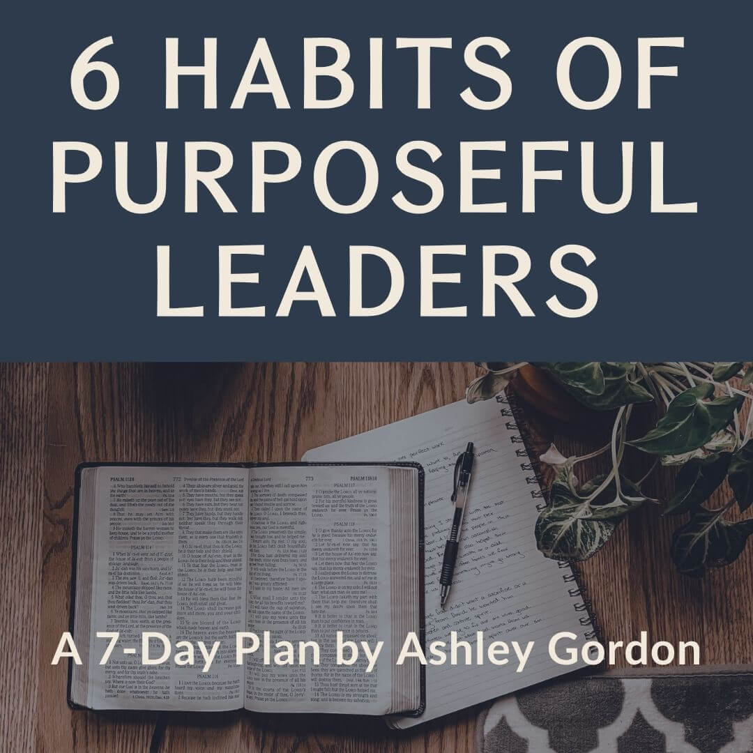 YouVersion Devotional cover for 6 Habits of Purposeful Leaders